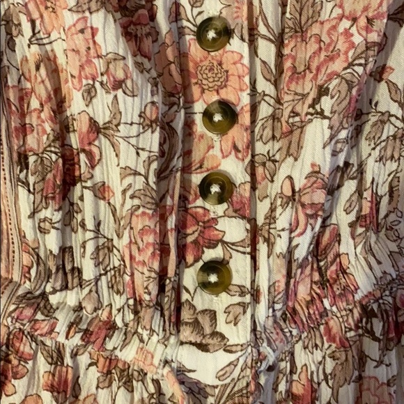 Strapless Floral Print Cropped Jumpsuit - Picture 3 of 5